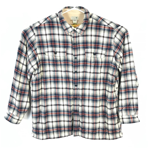 L.L. Bean Other - L.L.Bean fleece lined flannel shirt